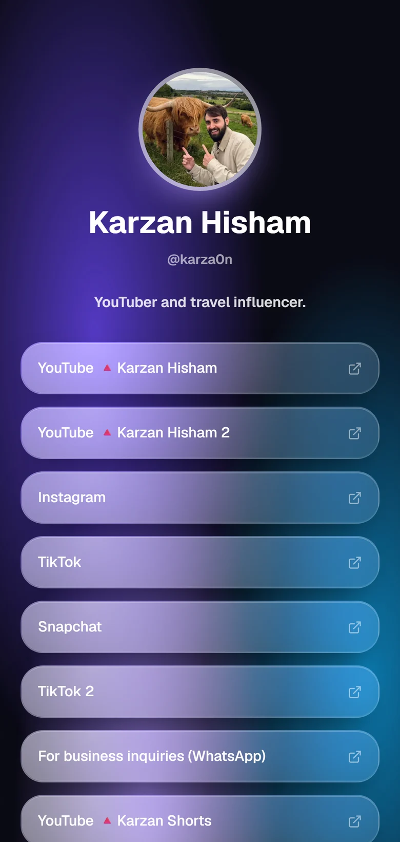 صفحة LinkOS حقيقية: Karzan Hisham